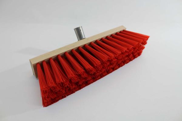 Straßenbesen mit Kratzkante aus Edelstahl, 40 cm